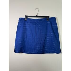 Lady Hagen Blue Teal Golf Skort Skirt Size 14